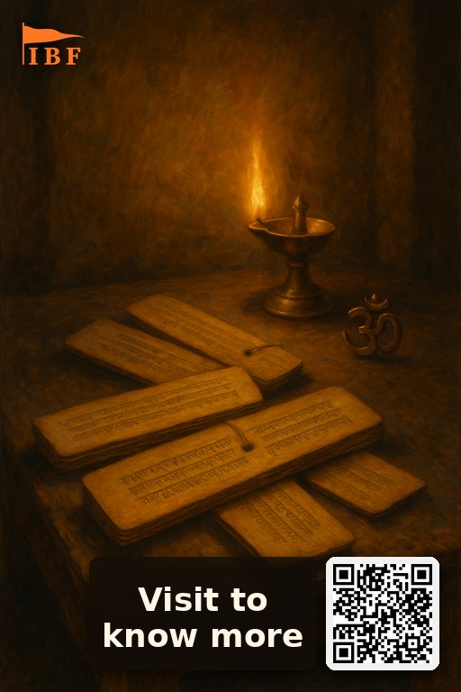 Sanskrit palm-leaf manuscripts — Advaita and the commentaries that refute it.